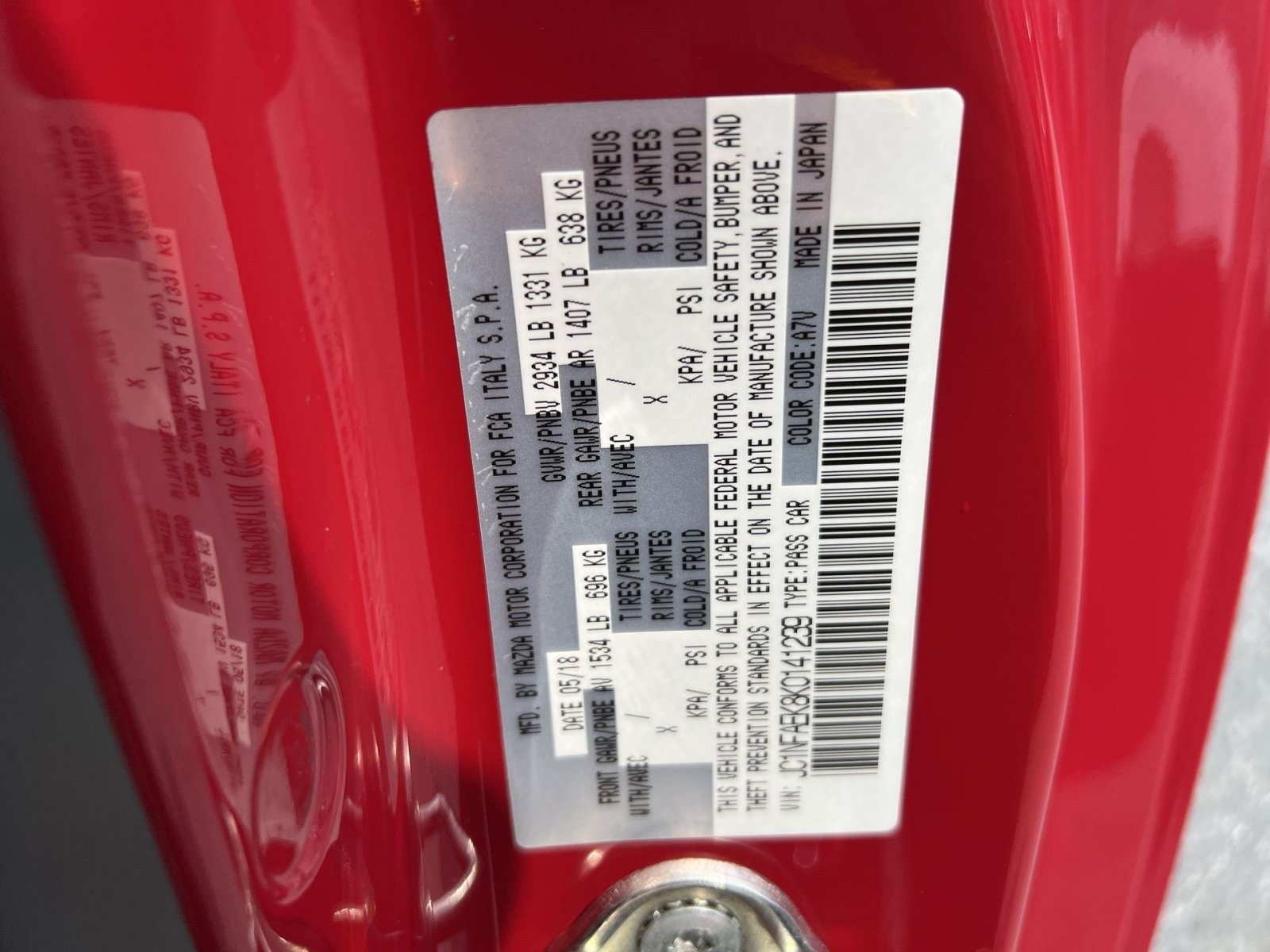 Used 2019 FIAT 124 Spider Abarth w/ Convenience Group RWD image 25