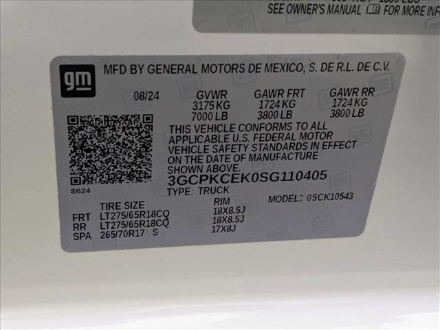 Certified 2025 Chevrolet Silverado 1500 Custom Trail Boss w/ LPO, Dark Essentials Package image 25