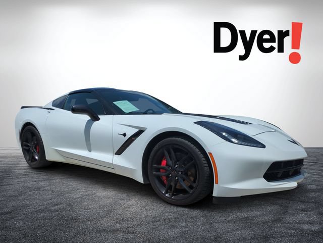 Used 2016 Chevrolet Corvette Stingray Coupe w/ Carbon Flash Badge Package RWD image 1