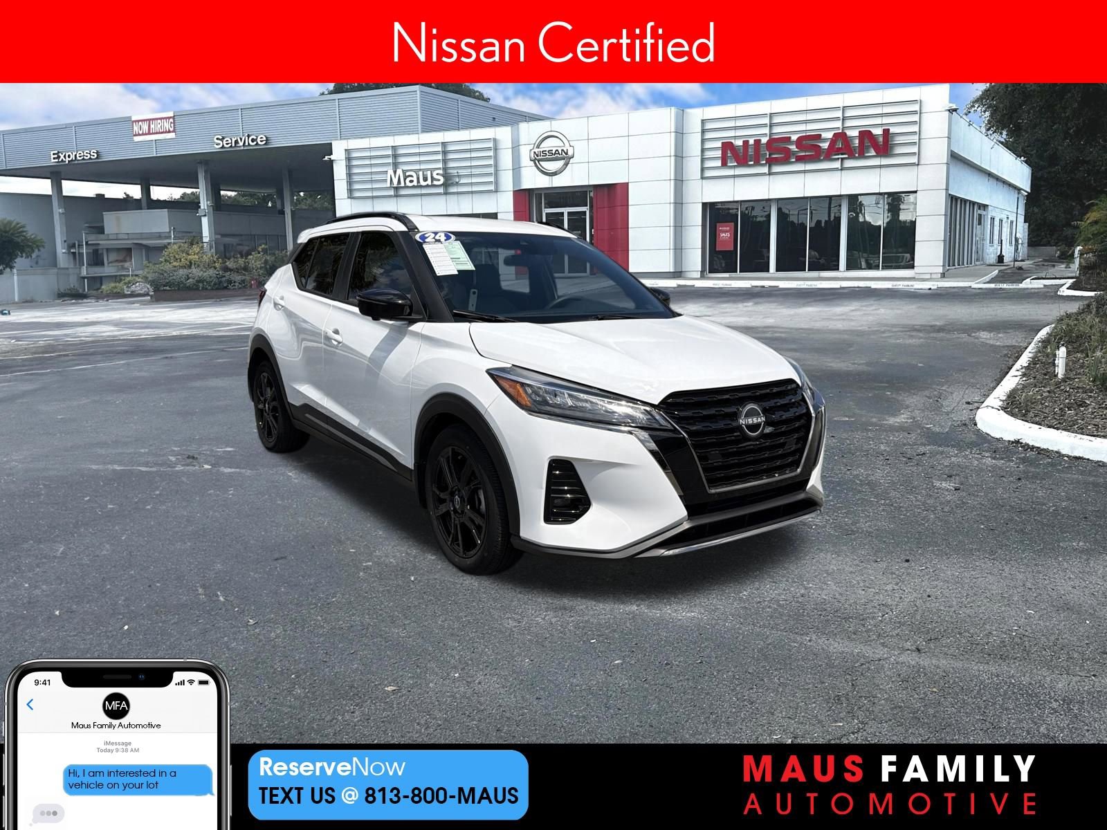 Certified 2024 Nissan Kicks SR w/ SR Premium Package image 1