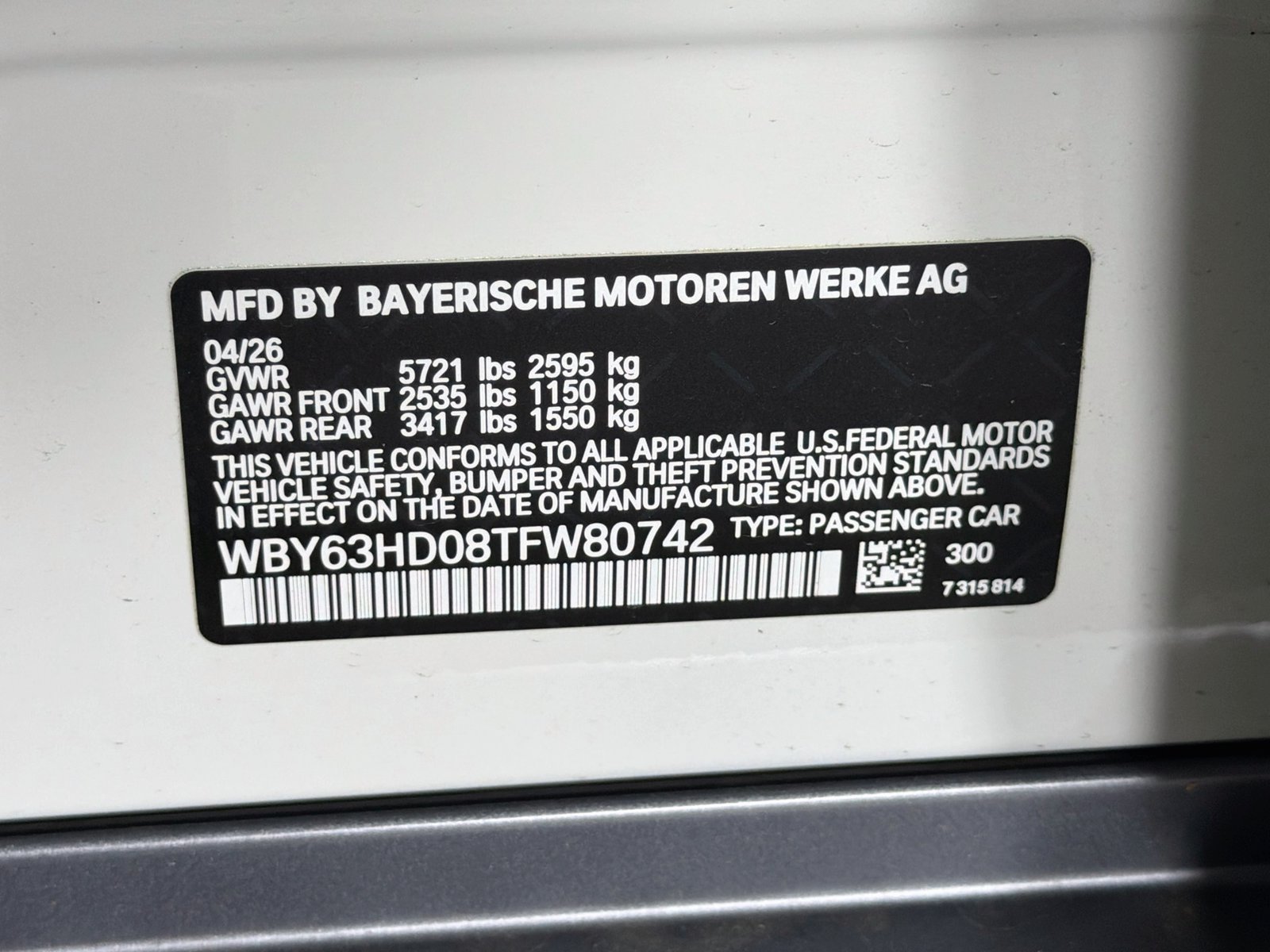 New 2026 BMW i4 eDrive40 w/ Parking Assistance Package RWD image 33