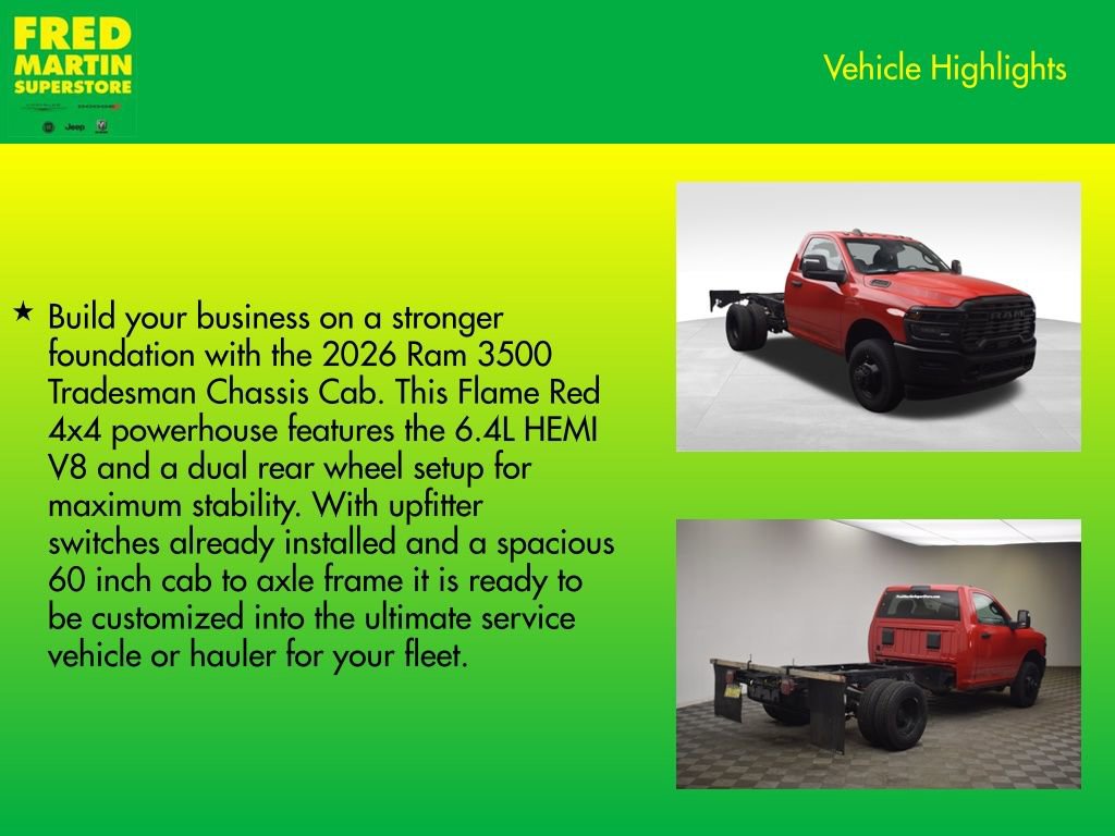 New 2026 RAM 3500 Tradesman image 8