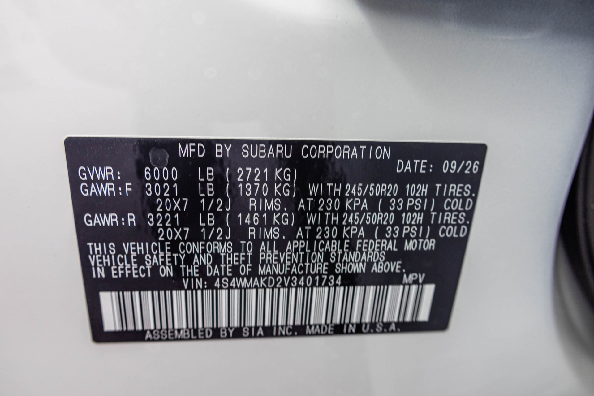 New 2027 Subaru Ascent Touring AWD/4WD image 50