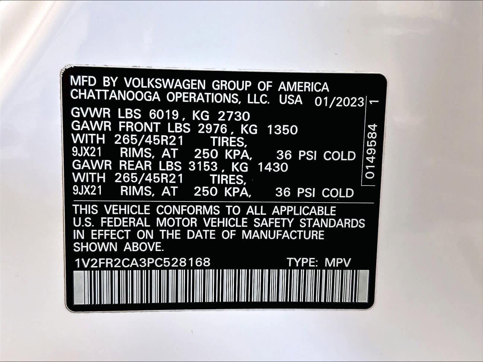 Used 2023 Volkswagen Atlas SEL Premium AWD/4WD image 21