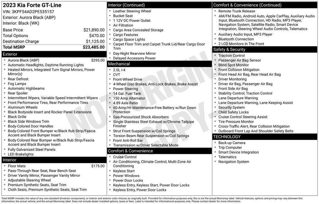 Used 2023 Kia Forte GT-Line image 17