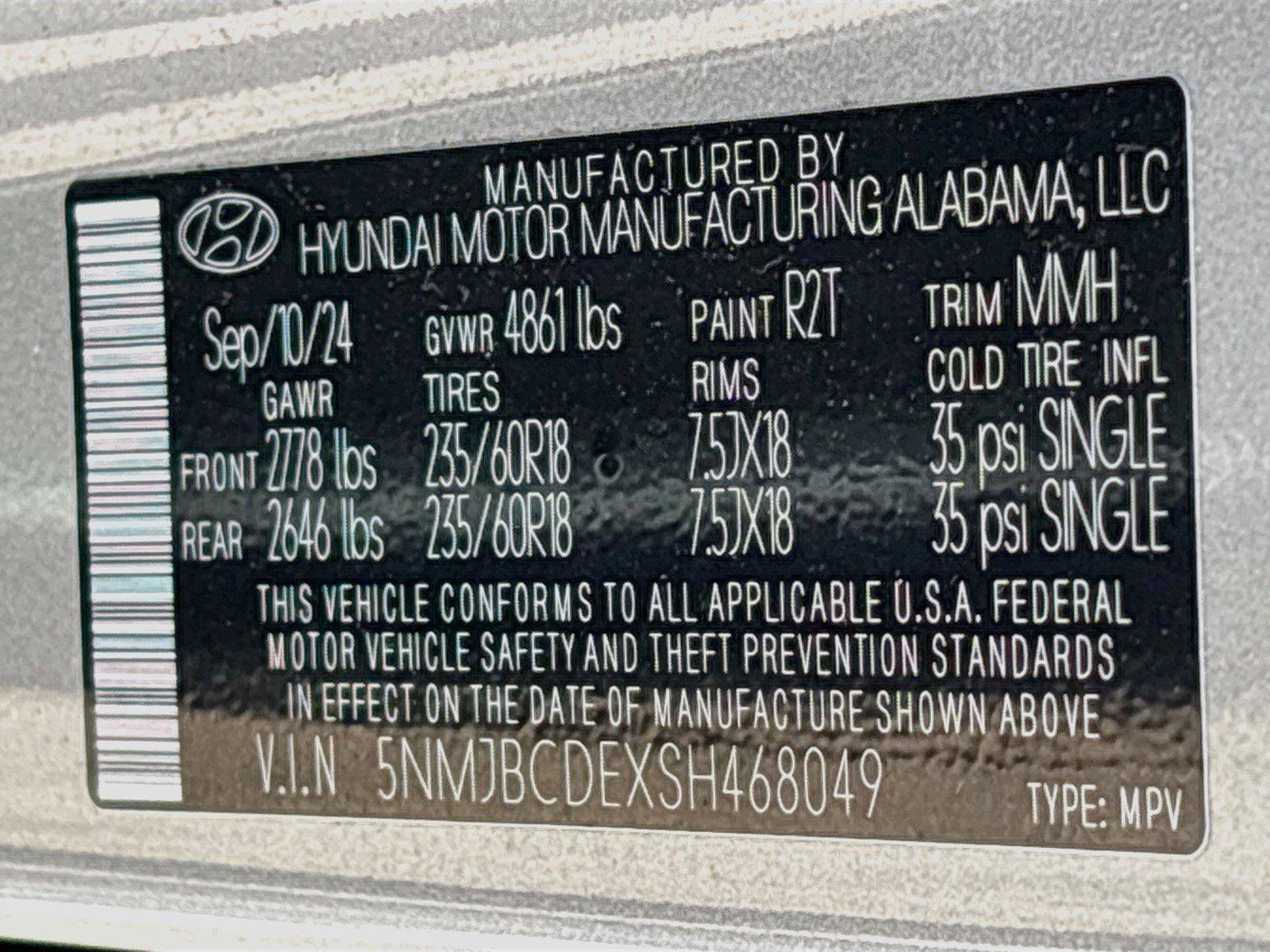 Used 2025 Hyundai Tucson SEL AWD/4WD image 22
