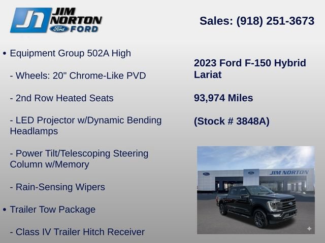 Used 2023 Ford F150 Lariat w/ Equipment Group 502A High AWD/4WD image 21