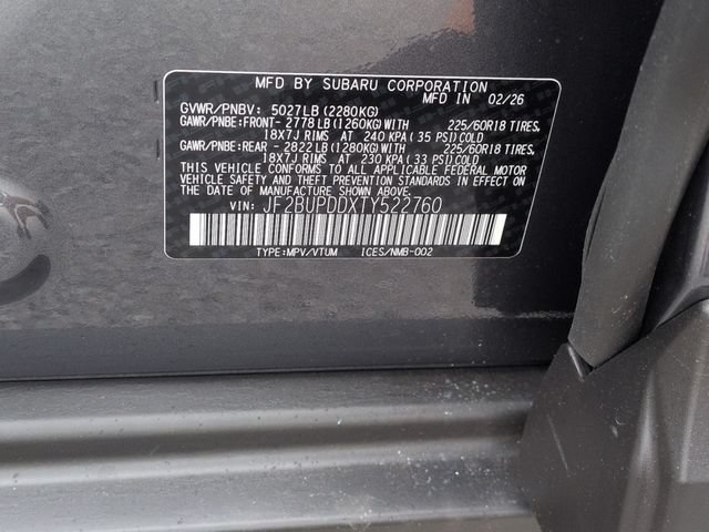 New 2026 Subaru Outback Limited w/ Premium/Limited Package 2 AWD/4WD image 42