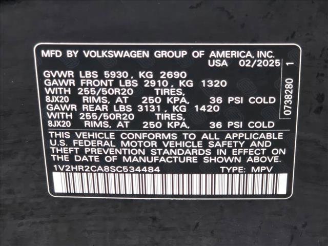 Used 2025 Volkswagen Atlas SE AWD/4WD image 23