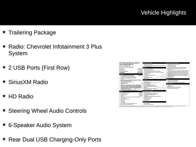 Used 2019 Chevrolet Silverado 1500 LTZ w/ LTZ Convenience Package AWD/4WD image 5