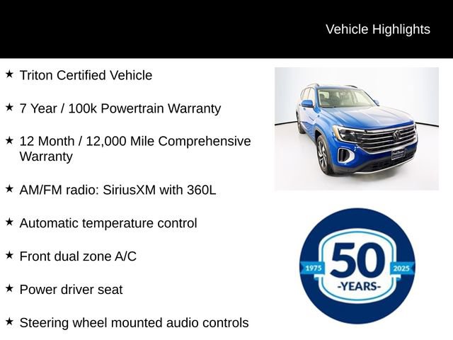 Used 2026 Volkswagen Atlas SE AWD/4WD image 7