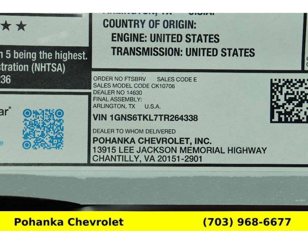 New 2026 Chevrolet Tahoe High Country image 30