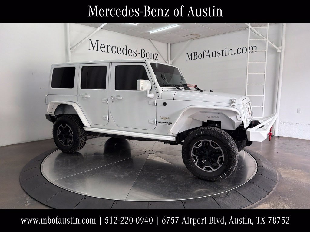 Used 2015 Jeep Wrangler Unlimited Sahara w/ Connectivity Group AWD/4WD image 1