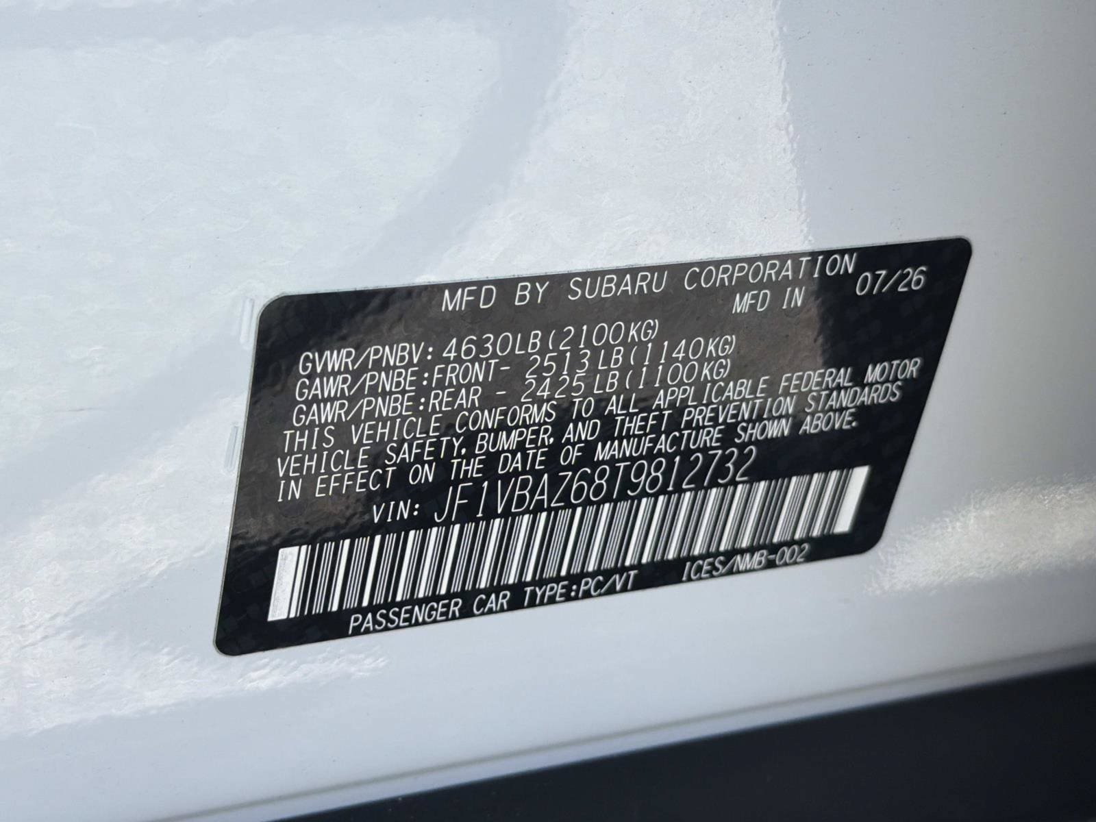 New 2026 Subaru WRX tS AWD/4WD image 27