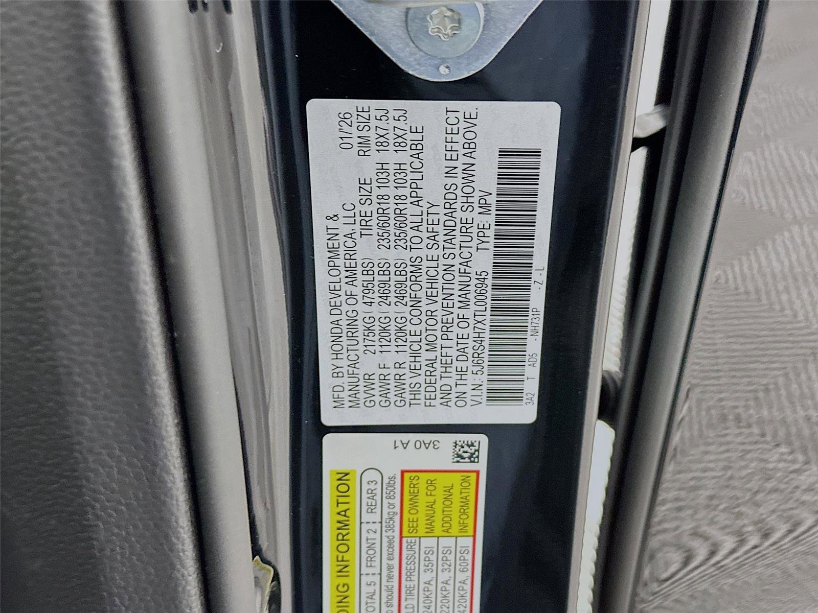 New 2026 Honda CR-V EX-L image 30