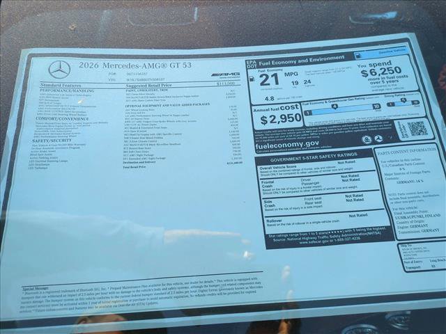 New 2026 Mercedes-Benz AMG GT 53 image 18