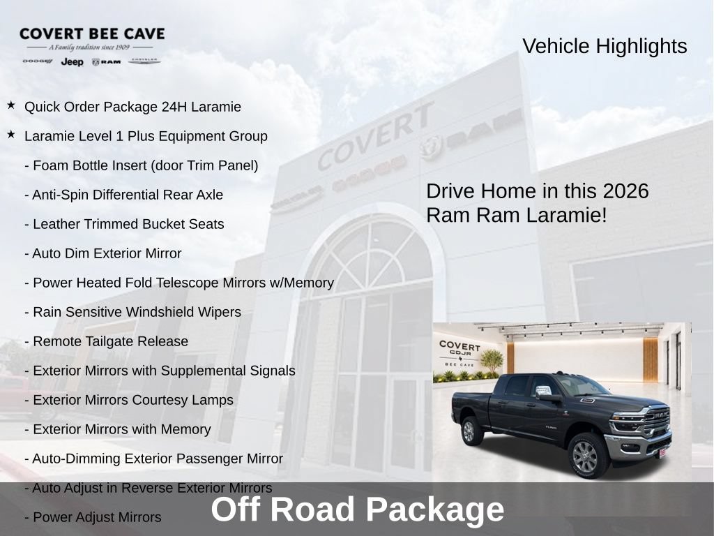 New 2026 RAM 2500 Laramie w/ Towing Technology Group AWD/4WD image 8