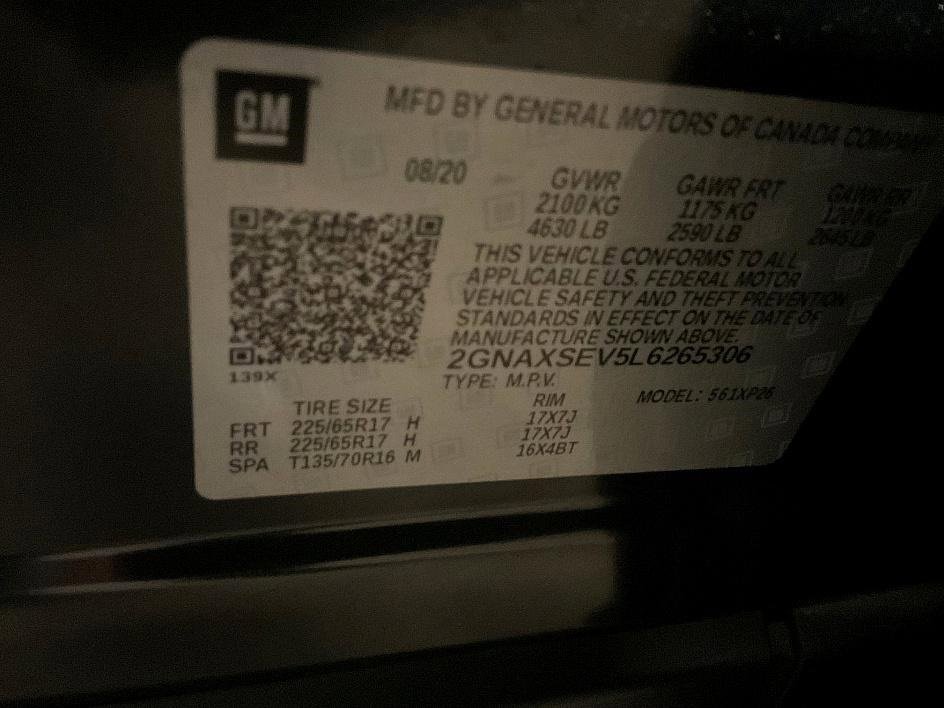 Used 2020 Chevrolet Equinox LS w/ LS Convenience Package image 31