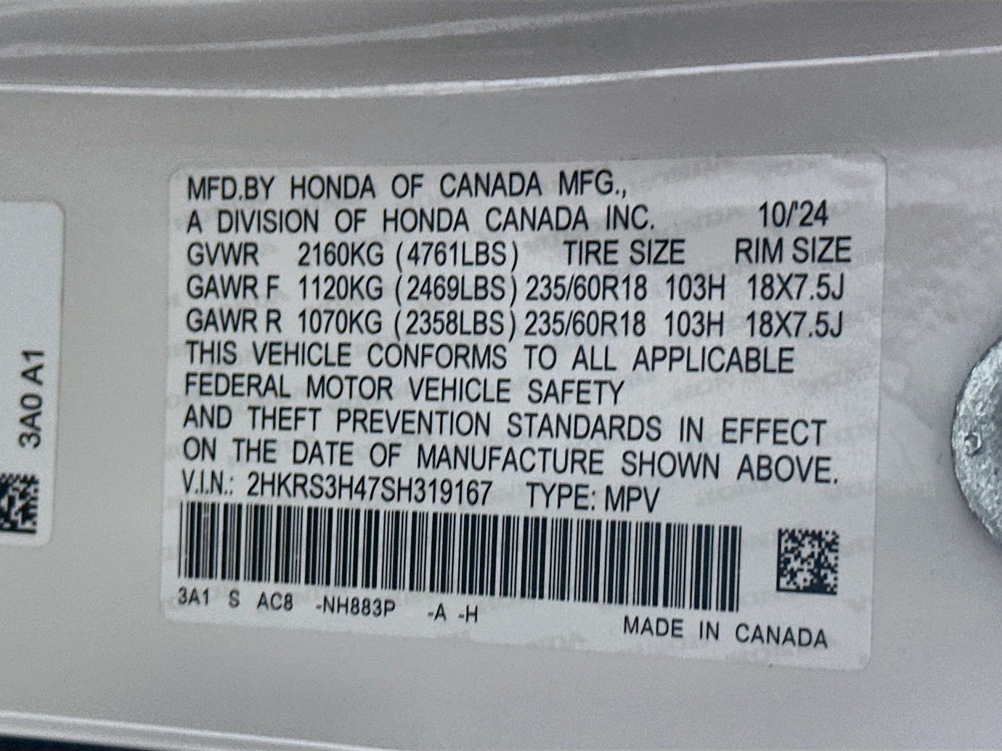 Used 2025 Honda CR-V EX image 12