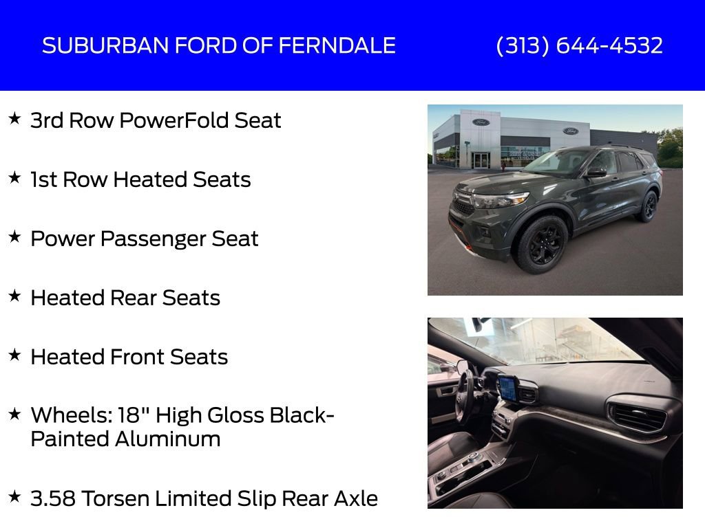 Used 2022 Ford Explorer Timberline w/ Timberline Technology Package AWD/4WD image 25