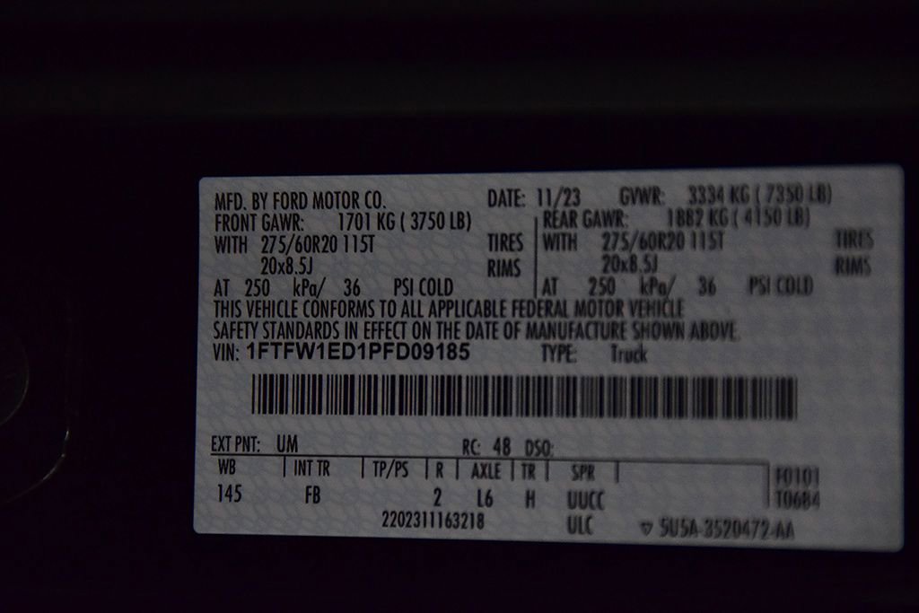 Used 2023 Ford F150 XLT w/ Equipment Group 302A High AWD/4WD image 18