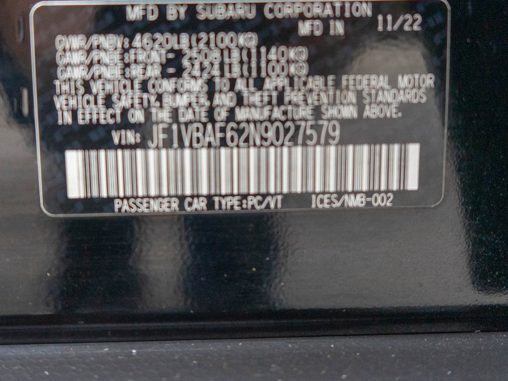 Used 2022 Subaru WRX Premium image 37