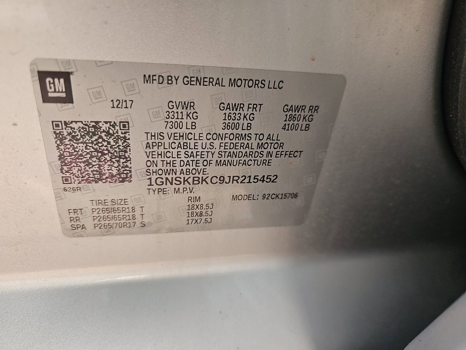 Used 2018 Chevrolet Tahoe LT image 21