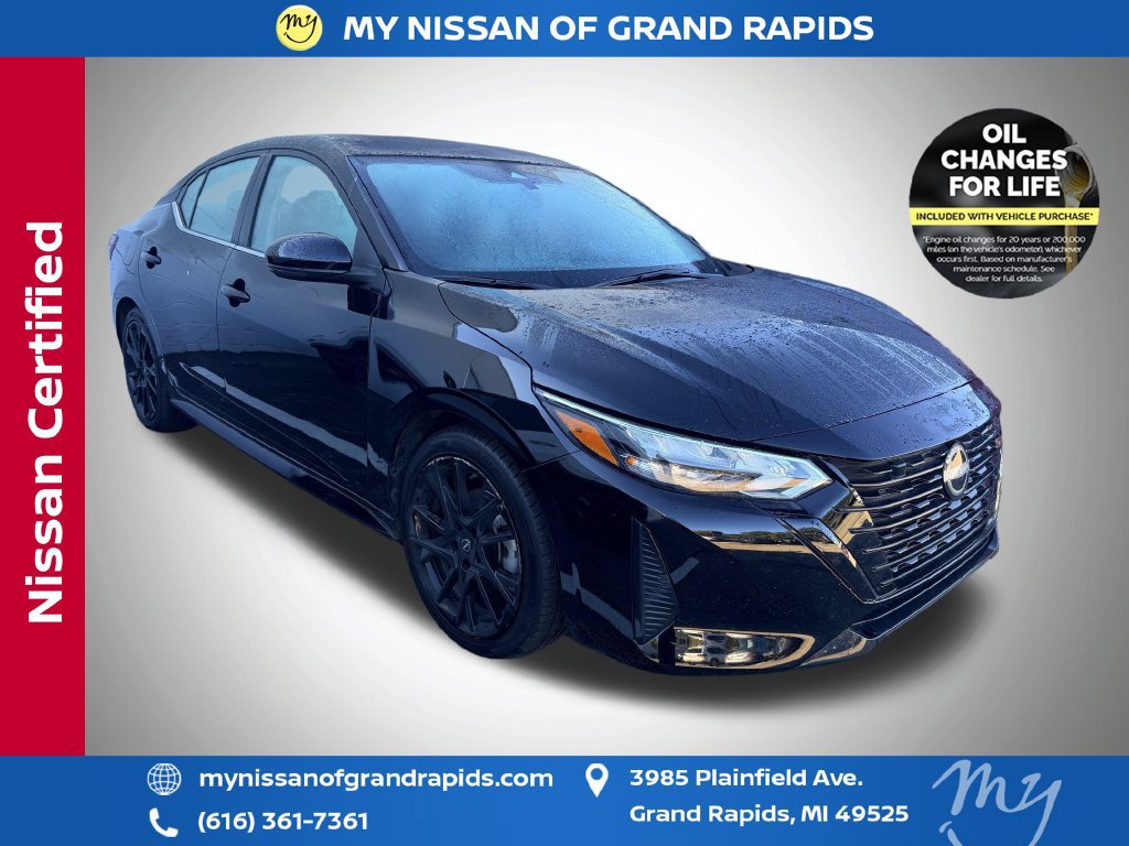 Certified 2025 Nissan Sentra SR w/ Midnight Edition FWD 360° Tour