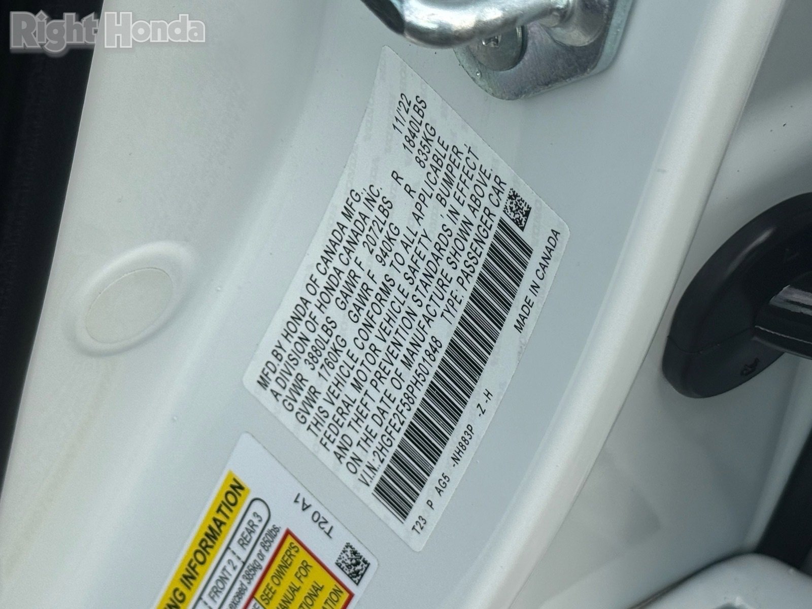 Used 2023 Honda Civic Sport image 33