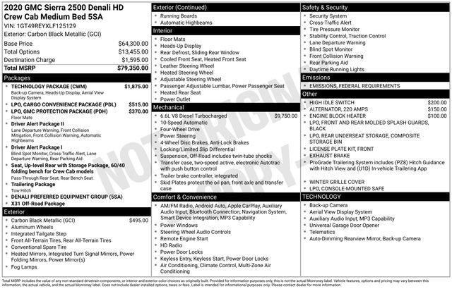 Used 2020 GMC Sierra 2500 Denali w/ Technology Package image 28