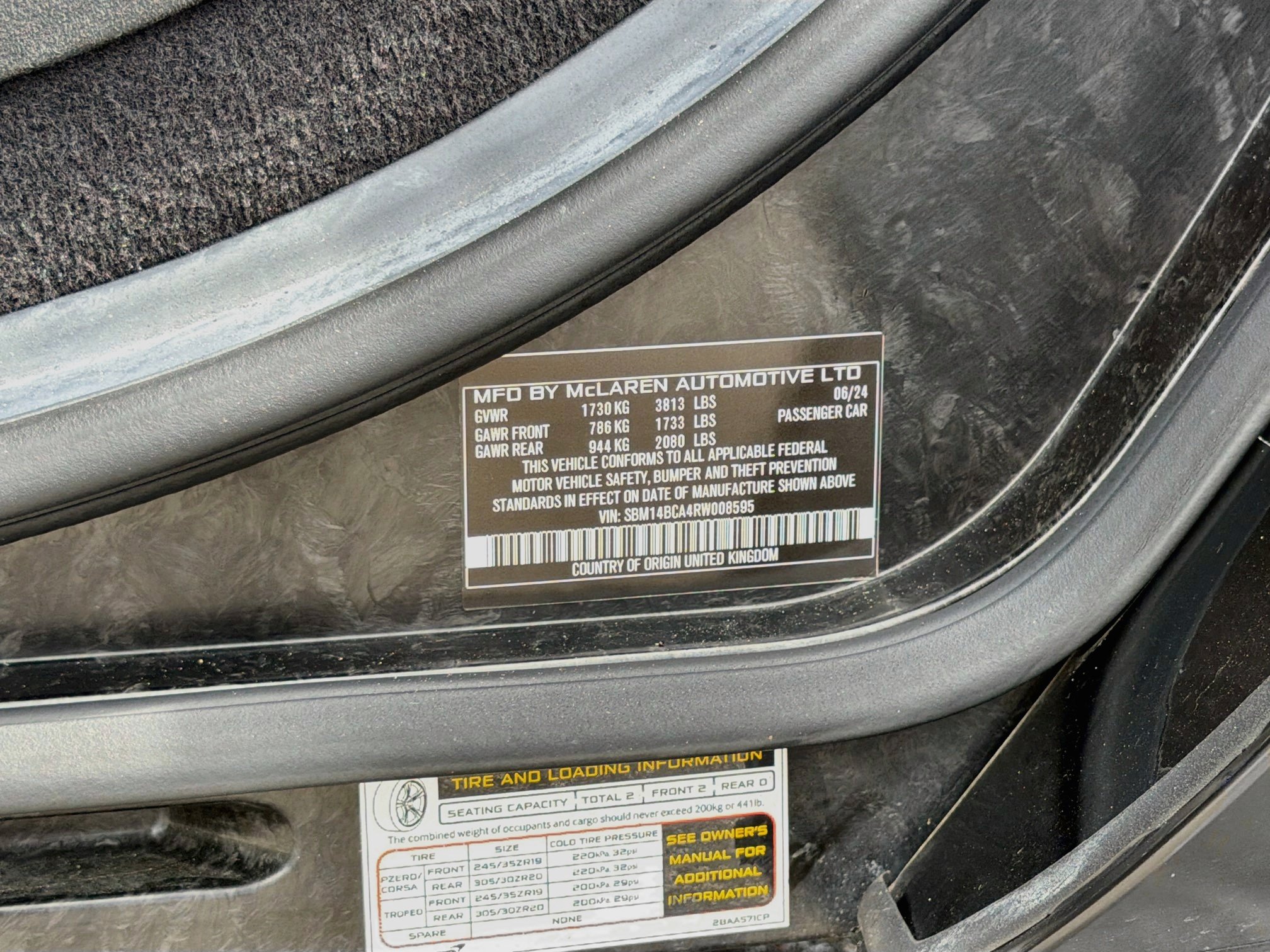Used 2024 McLaren 750S Spider RWD image 34