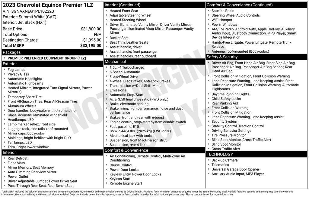 Used 2023 Chevrolet Equinox Premier image 5
