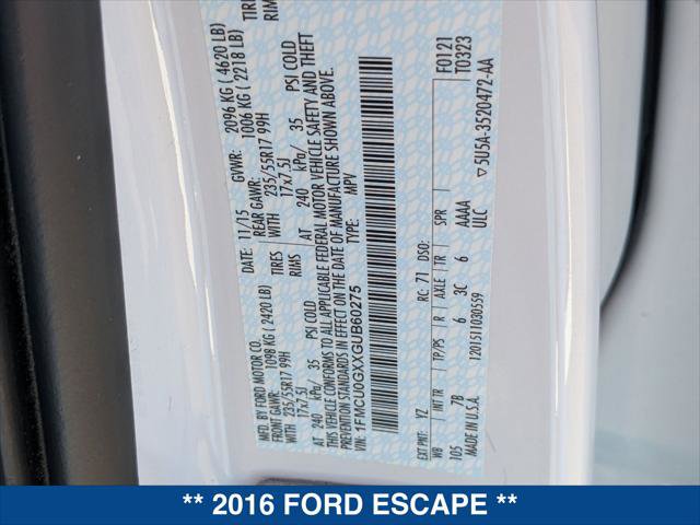 Used 2016 Ford Escape SE w/ Equipment Group 201A FWD image 25