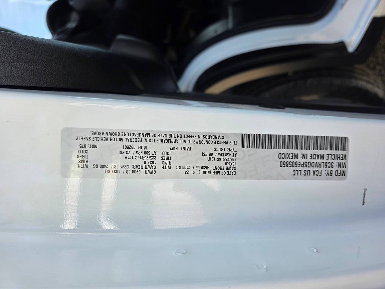 Used 2023 RAM ProMaster 2500 FWD image 24
