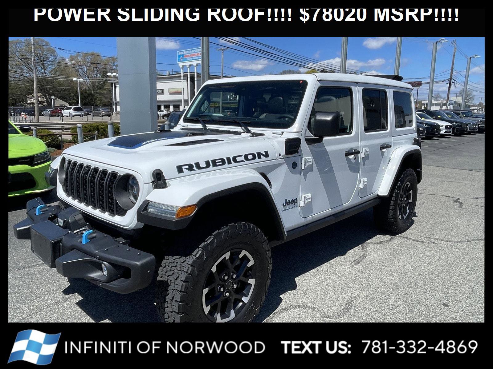 Used 2024 Jeep Wrangler Unlimited Rubicon 4xe AWD/4WD image 1