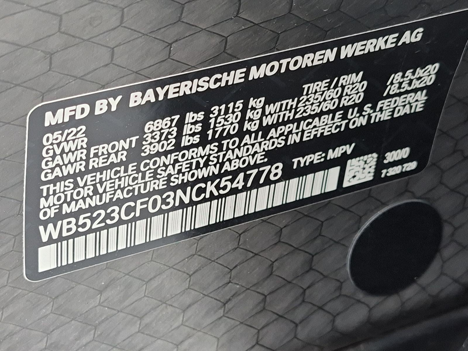 Certified 2022 BMW iX xDrive50 AWD/4WD image 66