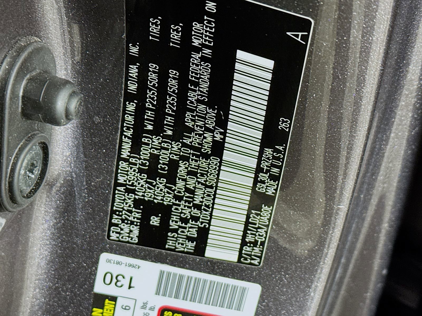 Used 2020 Toyota Sienna SE w/ SE Preferred Package image 25