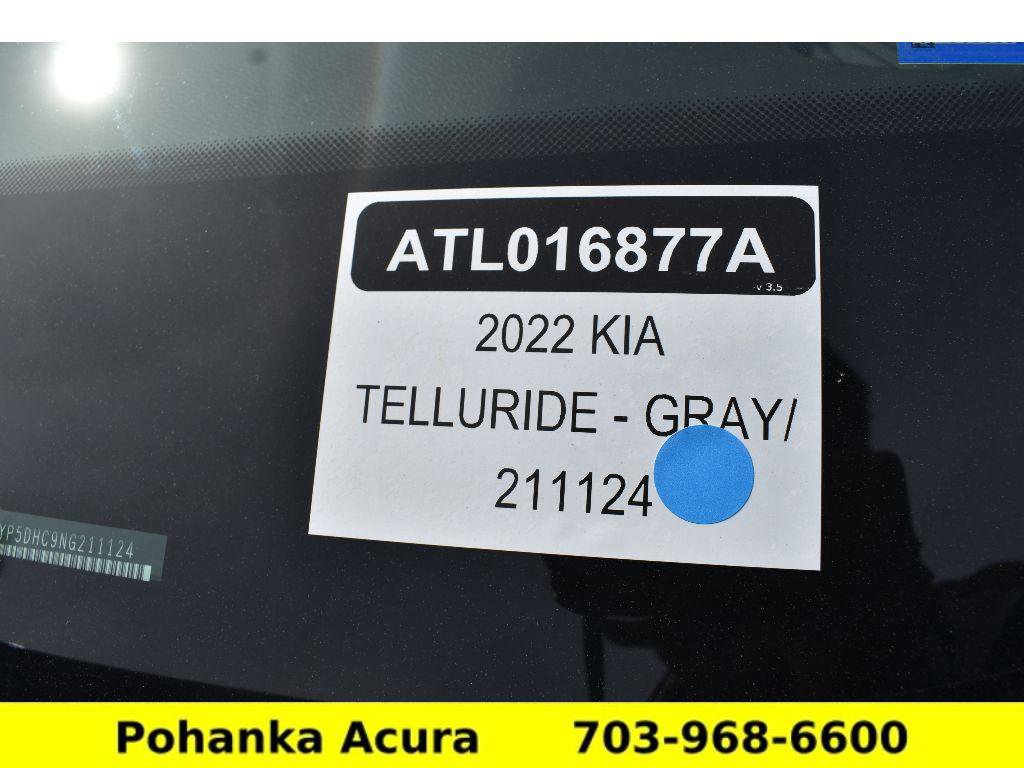 Used 2022 Kia Telluride SX w/ Nightfall Edition Package AWD/4WD image 38