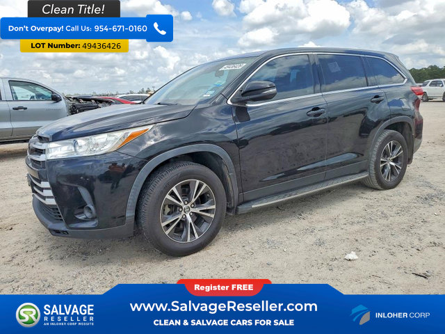 Used 2019 Toyota Highlander LE FWD image 1