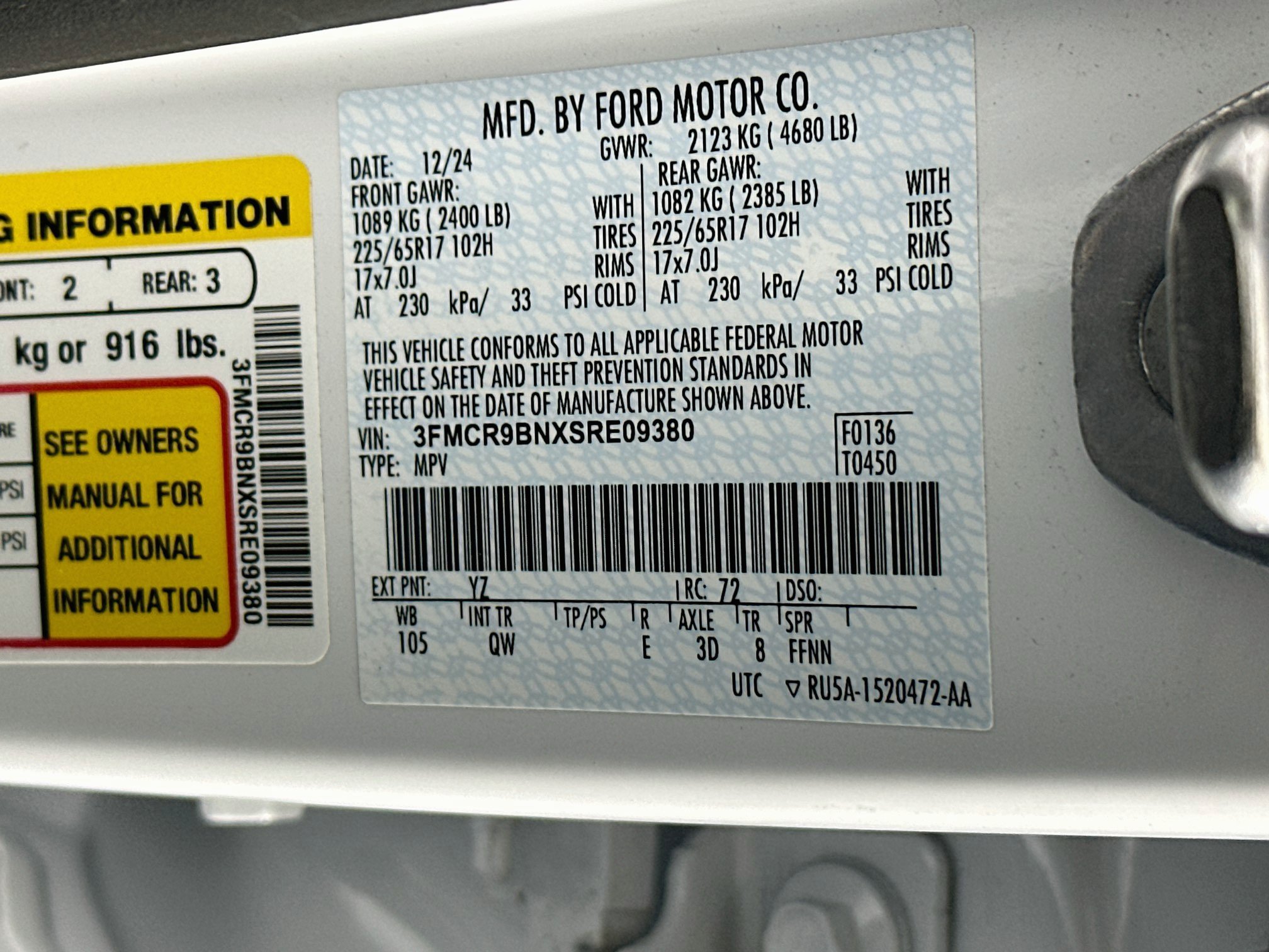 Used 2025 Ford Bronco Sport Big Bend AWD/4WD image 12