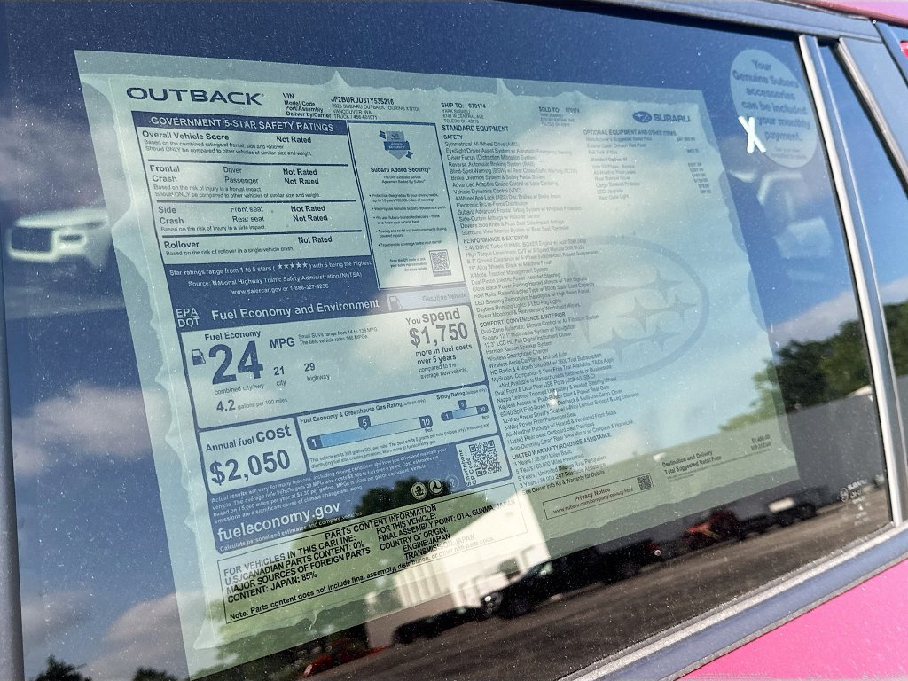 New 2026 Subaru Outback Touring XT AWD/4WD image 12