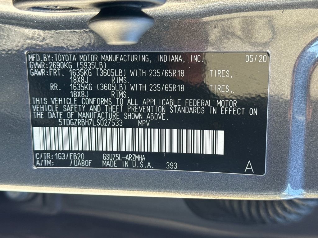 Used 2020 Toyota Highlander XLE image 30