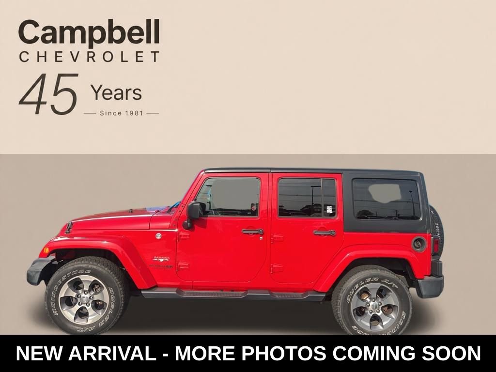 Used 2018 Jeep Wrangler Unlimited Sahara w/ Connectivity Group AWD/4WD image 2