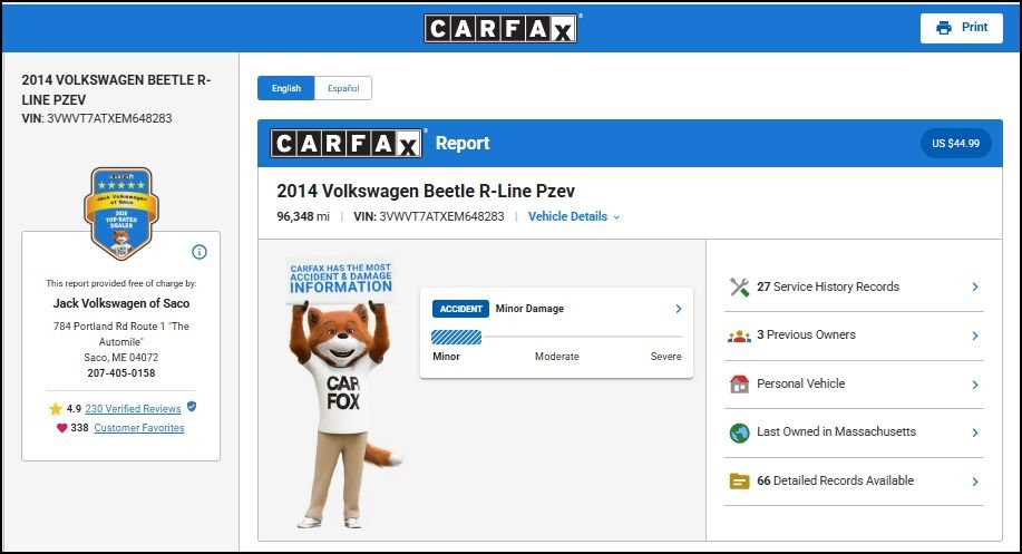 Used 2014 Volkswagen Beetle R-Line FWD image 10