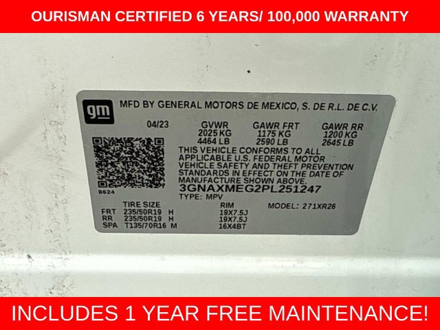 Used 2023 Chevrolet Equinox RS FWD image 32