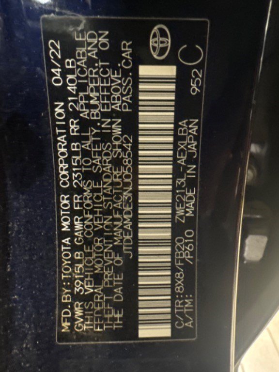Certified 2022 Toyota Corolla LE FWD image 39
