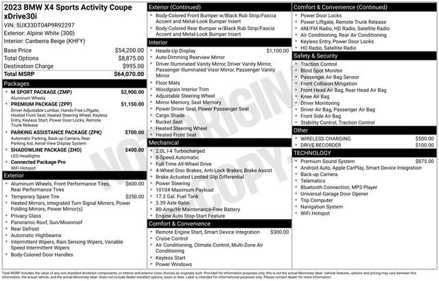 Used 2023 BMW X4 xDrive30i w/ M Sport Package image 5