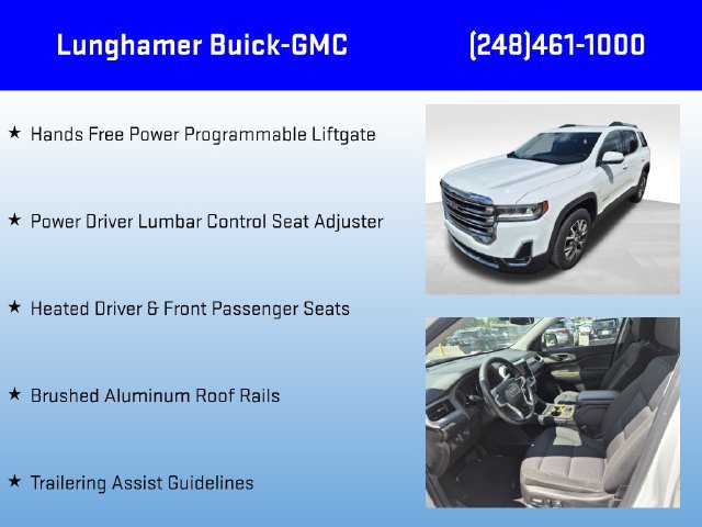 Certified 2021 GMC Acadia SLE w/ Driver Convenience Package AWD/4WD image 23