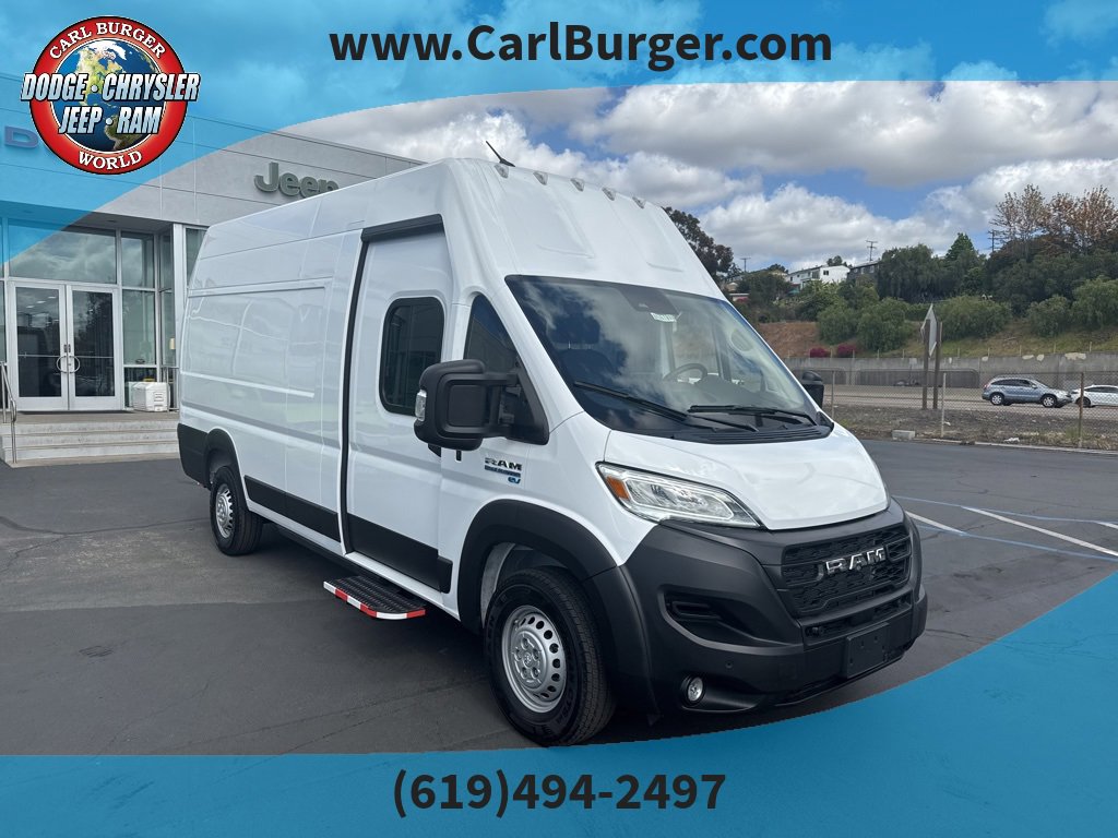 Certified 2024 RAM ProMaster 3500 w/ Delivery Van Package