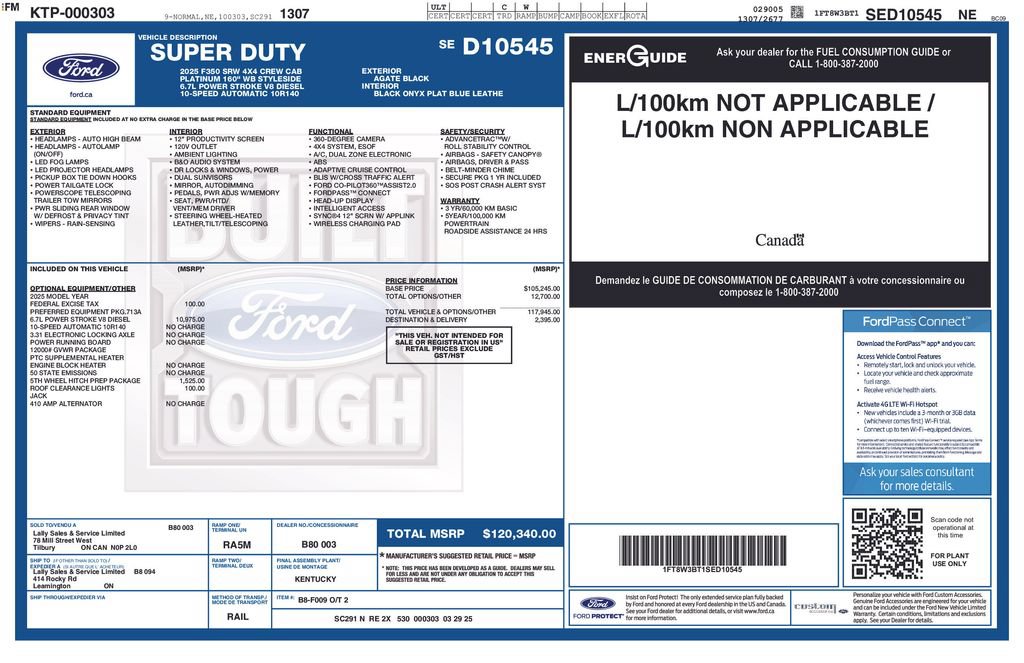 Used 2025 Ford F350 Platinum AWD/4WD image 87